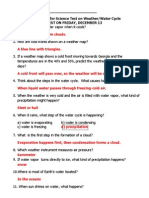 Weather Water Cycle Study Guide With Answers