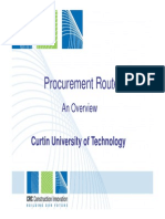 Procurement Routes Overview