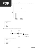 Combined Past Paper Questions On Organic Chemistry