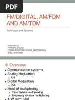 Am/fdm and Am/tdm