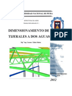 Dimensionamiento de Tijerales A Dos Aguas