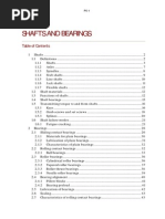 Shafts and Bearings