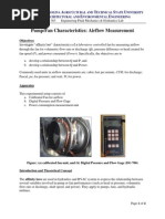 Lab 5 Airflow Measurement (Fan Characteristics)