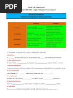 Homofonas Homografas Homonimas e Paronimas Exercicios