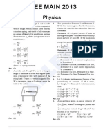 JEEMAIN 2013 Question Paper