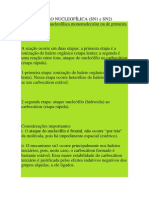 Substituição Nucleofílica