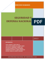 Seguridad y Defensa Nacional en El Perú