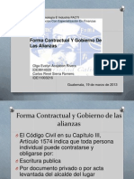 Presentacion Forma Contractual y Gobierno de Las Alianzas