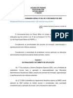 2009 03 16 - Portaria CG 294 - Sistema Disciplinar Especial