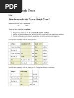 Present Simple Tense