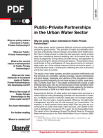 PPP For Urban Water