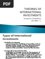 Theories of International Trade