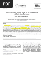 Power-Controlled Medium Access For Ad Hoc Networks With Directional Antennas