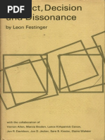 Leon Festinger Conflict, Decision, and Dissonance 1964