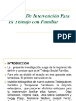 Modelo de Intervención para El Trabajo Con Familiar