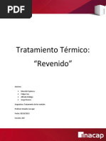 Informe Revenido