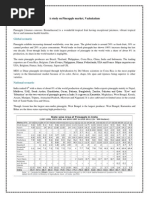 A Study On Pineapple Market