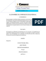 Codigo Procesal Penal de Guatemala 2013