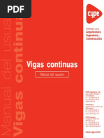 Vigas Continuas - Manual de Usuario PDF