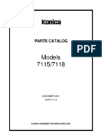 Konica 7115 Parts Catalog