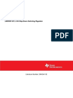 LM25005 42V, 2.5A Step-Down Switching Regulator: Literature Number: SNVS411B