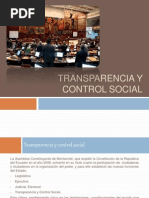 Transparencia y Control Social