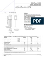 BC337 and BC338: Features