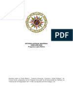 Historia Antigua, Apuntes Sobre Vicens Vives - Uned PDF