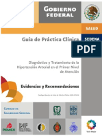 Diagnóstico y Tratamiento de La Hipertensión Arterial en El Primer Nivel de Atención PDF