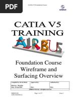 Airbus Catia V5 Wireframe and Surface PDF