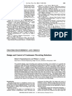 Design and Control of Condensate-Throttling Reboilers