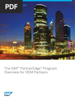 The SAP PartnerEdge Program Overview For OEM Partners