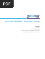 Website Development Agreement & Guide: Included