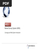 Market Survey System (MSS)