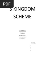 5 Kingdom Scheme: MS - Viel Herras Teacher ACOSTA Xysus S. ST - Gregory