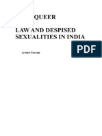 Queer: Law and Despised Sexualities in India