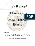 RBI Study Material - Gr8AmbitionZ