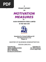 Motivation Measures: Master of Business Administration