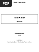 Paul Celan - Poems