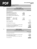 Cost Accounting: Ex 2-7 Statement of Cost of Goods Manufactured