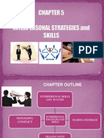 Chapter 5 - Interpersonal Strategies and Skills