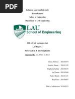 Lab Report Soil Mechanics