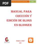 Manual para La Creación y Edición de Blogs en Blogger