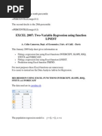 Excel Functions of Decile and Percentile