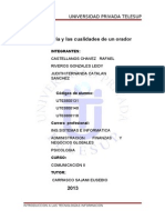 La Oratoria y Las Cualidades de Un Orador