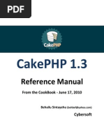 Customized Cakephp Manual by Behailu Sintayehu