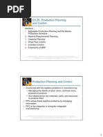 CH 25 Production Planning and Control