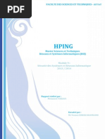 Rapport Hping