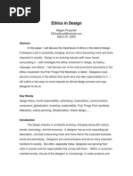 Role of Designers Ethics