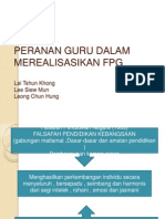  Peranan Guru Dalam Merealisasikan FPG